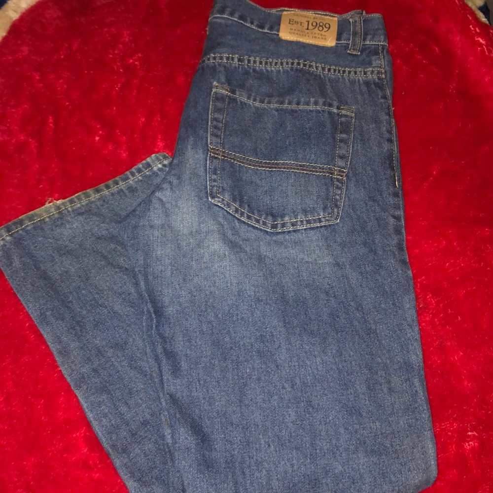 Boys size 14 blue jeans